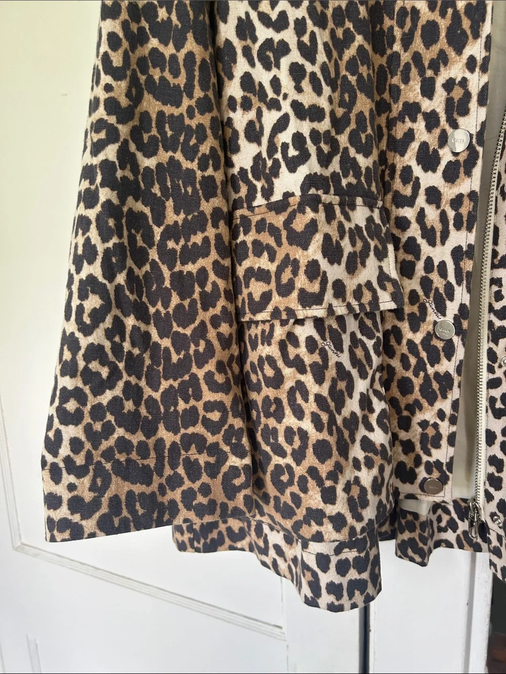 Ganni Leopard Jacket size M - Picture 4 of 5